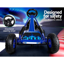 kidscarz.com.au, buy Kids Ride On Pedal Go Kart with Rubber Tyres and Adjustable Seat | Blu, electric toy cars and more, affordable Ride ons in Australia Kids Ride On Pedal Go Kart with Rubber Tyres and Adjustable Seat | Blue from kidscarz.com.au, we sell affordable ride on toys, free shipping Australia wide, Load image into Gallery viewer, Kids Ride On Pedal Go Kart with Rubber Tyres and Adjustable Seat | Blue