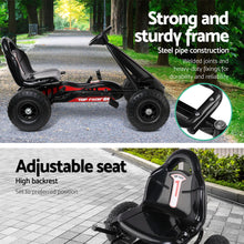 Australian electric Kids Cars - KidsCarz.com.au, Load image into Gallery viewer, Kids Ride On Pedal Go Kart with Rubber Tyres and Adjustable Seat | Black
Load image into Gallery viewer, Kids Ride On Pedal Go Kart with Rubber Tyres and Adjustable Seat | Black