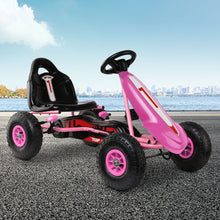 kidscarz.com.au, buy Kids Ride On Pedal Go Kart with Rubber Tyres and Adjustable Seat | Pin, electric toy cars and more, affordable Ride ons in Australia Kids Ride On Pedal Go Kart with Rubber Tyres and Adjustable Seat | Pink from kidscarz.com.au, we sell affordable ride on toys, free shipping Australia wide, Load image into Gallery viewer, Kids Ride On Pedal Go Kart with Rubber Tyres and Adjustable Seat | Pink