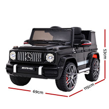 Australian electric Kids Cars - KidsCarz.com.au, Load image into Gallery viewer, Mercedes-Benz AMG G63 Licensed Kids Ride On Toy Car Electric Remote Control - Black side
Load image into Gallery viewer, Mercedes-Benz AMG G63 Licensed Kids Ride On Toy Car Electric Remote Control - Black side