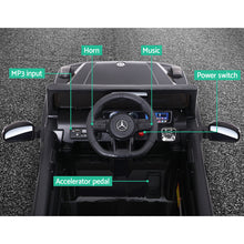 Australian electric Kids Cars - KidsCarz.com.au, Load image into Gallery viewer, Mercedes-Benz AMG G63 Licensed Kids Ride On Toy Car Electric Remote Control - Black control
Load image into Gallery viewer, Mercedes-Benz AMG G63 Licensed Kids Ride On Toy Car Electric Remote Control - Black control