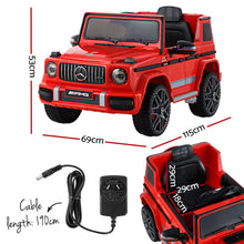 kidscarz.com.au, buy Kids Ride On Electric Car with Remote Control | Licensed Mercedes-Benz, electric toy cars and more, affordable Ride ons in Australia Kids Ride On Electric Car with Remote Control | Licensed Mercedes-Benz AMG G63 | Red from kidscarz.com.au, we sell affordable ride on toys, free shipping Australia wide, Load image into Gallery viewer, Kids Ride On Electric Car with Remote Control | Licensed Mercedes-Benz AMG G63 | Red