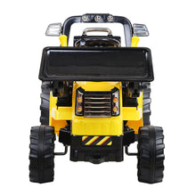 kidscarz.com.au, buy Best Kids Ride On Electric Bulldozer Digger with Remote Control | Yell, electric toy cars and more, affordable Ride ons in Australia Best Kids Ride On Electric Bulldozer Digger with Remote Control | Yellow Truck Work Style Ride On from kidscarz.com.au, we sell affordable ride on toys, free shipping Australia wide, Load image into Gallery viewer, Bulldozer Digger Kids Ride On Toy Truck Electric Remote Control - Yellow front