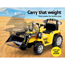 kidscarz.com.au, buy Best Kids Ride On Electric Bulldozer Digger with Remote Control | Yell, electric toy cars and more, affordable Ride ons in Australia Best Kids Ride On Electric Bulldozer Digger with Remote Control | Yellow Truck Work Style Ride On from kidscarz.com.au, we sell affordable ride on toys, free shipping Australia wide, Load image into Gallery viewer, Bulldozer Digger Kids Ride On Toy Truck Electric Remote Control - Yellow full view