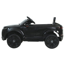 Australian electric Kids Cars - KidsCarz.com.au, Load image into Gallery viewer, Kids Ride On Electric Car with Remote Control | Licensed Range Rover Evoque | Black
Load image into Gallery viewer, Kids Ride On Electric Car with Remote Control | Licensed Range Rover Evoque | Black