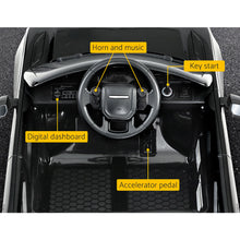 Australian electric Kids Cars - KidsCarz.com.au, Load image into Gallery viewer, Kids Ride On Electric Car with Remote Control | Licensed Range Rover Evoque | Black
Load image into Gallery viewer, Kids Ride On Electric Car with Remote Control | Licensed Range Rover Evoque | Black