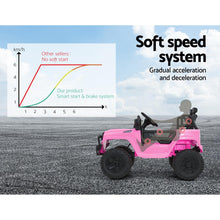 kidscarz.com.au, buy Kids Ride On Electric Car with Remote Control | Jeep Wrangler Inspired, electric toy cars and more, affordable Ride ons in Australia Kids Ride On Electric Car with Remote Control | Jeep Wrangler Inspired Pink from kidscarz.com.au, we sell affordable ride on toys, free shipping Australia wide, Load image into Gallery viewer, Kids Ride On Electric Car with Remote Control | Jeep Wrangler Inspired | Pink safer