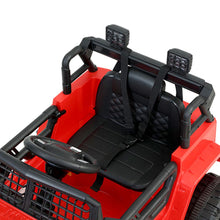 kidscarz.com.au, buy Kids Ride On Electric Car with Remote Control | Jeep Wrangler Inspired, electric toy cars and more, affordable Ride ons in Australia Kids Ride On Electric Car with Remote Control | Jeep Wrangler Inspired Red from kidscarz.com.au, we sell affordable ride on toys, free shipping Australia wide, Load image into Gallery viewer, Kids Ride On Electric Car with Remote Control | Jeep Inspired | Red seat