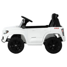 kidscarz.com.au, buy Officially Licensed Toyota Tacoma Off Road Jeep, Kids Ride on Car with Remote Control, White, electric toy cars and more, affordable Ride ons in Australia Officially Licensed Toyota Tacoma Off Road Jeep for Australia, Electric Kids Ride On Car with Remote Control, White from kidscarz.com.au, we sell affordable ride on toys, free shipping Australia wide, Load image into Gallery viewer, Side view of an Officially Licensed Toyota Tacoma Ride on Toy, White Off Road Jeep for Australia, Electric Kids Ride On Toy Car with Remote Control