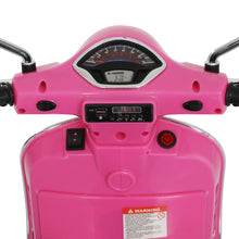 kidscarz.com.au, buy Kids Ride On Car Motorcycle Motorbike VESPA Licensed Scooter Electric , electric toy cars and more, affordable Ride ons in Australia Kids Ride On Car Motorcycle Motorbike VESPA Licensed Scooter Electric Toys Pink from kidscarz.com.au, we sell affordable ride on toys, free shipping Australia wide, Load image into Gallery viewer, Kids Ride On Car Motorcycle Motorbike VESPA Licensed Scooter Electric Toys Pink