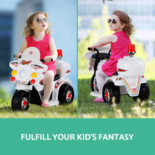 kidscarz.com.au, buy Kids Ride On Electric Motorcycle | White, electric toy cars and more, affordable Ride ons in Australia Kids Ride On Electric Motorcycle | White from kidscarz.com.au, we sell affordable ride on toys, free shipping Australia wide, Load image into Gallery viewer, Kids Ride On Electric Motorcycle | White