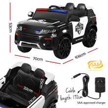 kidscarz.com.au, buy 12V Kids Ride On Police Car Toy - Best Electric Ride On Toy Car with R, electric toy cars and more, affordable Ride ons in Australia 12V Kids Ride On Police Car Toy - Best Electric Ride On Toy Car with Remote Control from kidscarz.com.au, we sell affordable ride on toys, free shipping Australia wide, Load image into Gallery viewer, Affordable 12V Kids Ride On Police Car, Electric Ride On Toy Car with Remote Control, Motorized Police Car Toy with Lights and Sound for children in Australia, free shipping!