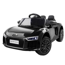 kidscarz.com.au, buy Audi R8 Spyder Licensed Toy Car 12V Electric Kids Ride On with Remote Control - Black, electric toy cars and more, affordable Ride ons in Australia Kids Ride On 12V Electric Car with Remote Control Licensed Audi R8 Spyder | Black from kidscarz.com.au, we sell affordable ride on toys, free shipping Australia wide, Load image into Gallery viewer, Kids Ride On Electric Car with Remote Control | Licensed Audi R8 | Black