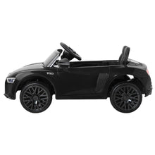 kidscarz.com.au, buy Audi R8 Toy Car with Remote Control - Audi Spyder Licensed Black, electric toy cars and more, affordable Ride ons in Australia Audi Toy Cars with Remote Control Licensed Audi R8 Spyder Black | Electric Audi Cars for Kids from kidscarz.com.au, we sell affordable ride on toys, free shipping Australia wide, Load image into Gallery viewer, Audi Toy Car | Kids Ride On Electric Car with Remote Control | Licensed Audi R8 | Black side