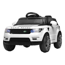kidscarz.com.au, buy Kids Ride On Electric Car with Remote Control | Range Rover Evoque Ins, electric toy cars and more, affordable Ride ons in Australia Kids Ride On Electric Car with Remote Control | Range Rover Evoque Inspired | White from kidscarz.com.au, we sell affordable ride on toys, free shipping Australia wide, Load image into Gallery viewer, Rigo Kids Ride On Car - White