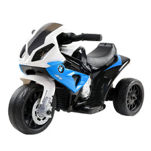 Australian electric Kids Cars - KidsCarz.com.au, Load image into Gallery viewer, Kids Ride On Motorbike BMW Licensed S1000RR Motorcycle Car Blue
Load image into Gallery viewer, Kids Ride On Motorbike BMW Licensed S1000RR Motorcycle Car Blue