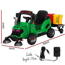 kidscarz.com.au, buy Rigo Kids Ride On Car Street Sweeper Truck w/Rotating Brushes Garbage , electric toy cars and more, affordable Ride ons in Australia Rigo Kids Ride On Car Street Sweeper Truck w/Rotating Brushes Garbage Cans Green from kidscarz.com.au, we sell affordable ride on toys, free shipping Australia wide, Load image into Gallery viewer, Rigo Kids Ride On Car Street Sweeper Truck w/Rotating Brushes Garbage Cans Green