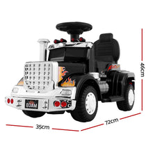 kidscarz.com.au, buy Best Black electric ride on trucks for kids, electric toy cars and more, affordable Ride ons in Australia Best Black electric ride on trucks for kids from kidscarz.com.au, we sell affordable ride on toys, free shipping Australia wide, Load image into Gallery viewer, image 2 of a black ride on truck which is the best ride on toy truck black - truck ride on toys for kids in Australia