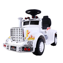 kidscarz.com.au, buy Best Ride on Toy Truck White - Truck Ride on Toy for Kids in Australia, electric toy cars and more, affordable Ride ons in Australia Best Ride on Toy Truck White - Truck Ride on Toy for Kids in Australia from kidscarz.com.au, we sell affordable ride on toys, free shipping Australia wide, Load image into Gallery viewer, image of a white ride on truck which is the best ride on toy truck white - truck ride on toys for kids in Australia