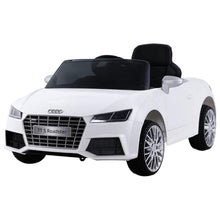 kidscarz.com.au, buy Kids Ride On Electric Car with Remote Control | Licensed Audi TT RS Ro, electric toy cars and more, affordable Ride ons in Australia Kids Ride On Electric Car with Remote Control | Licensed Audi TT RS Roadster | White from kidscarz.com.au, we sell affordable ride on toys, free shipping Australia wide, Load image into Gallery viewer, Kids Ride On Electric Car with Remote Control | Licensed Audi TT RS Roadster | White