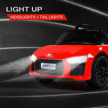 kidscarz.com.au, buy Kids Ride On Electric Car with Remote Control | Licensed Audi R8 Spyde, electric toy cars and more, affordable Ride ons in Australia Kids Ride On Electric Car with Remote Control | Licensed Audi R8 Spyder | Red from kidscarz.com.au, we sell affordable ride on toys, free shipping Australia wide, Load image into Gallery viewer, Kids Ride On Electric Car with Remote Control | Licensed Audi R8 Spyder | Red