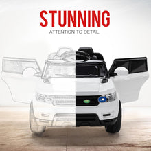 kidscarz.com.au, buy Kids Ride On Electric Car with Remote Control | Range Rover Inspired |, electric toy cars and more, affordable Ride ons in Australia Kids Ride On Electric Car with Remote Control | Range Rover Inspired | White from kidscarz.com.au, we sell affordable ride on toys, free shipping Australia wide, Load image into Gallery viewer, Kids Ride On Electric Car with Remote Control | Range Rover Inspired | White