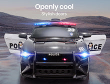 kidscarz.com.au, buy ROVO KIDS Ride-On Car Mustang Children Police Patrol Electric Toy w/ R, electric toy cars and more, affordable Ride ons in Australia ROVO KIDS Ride-On Car Mustang Children Police Patrol Electric Toy w/ Remote Control Black/White from kidscarz.com.au, we sell affordable ride on toys, free shipping Australia wide, Load image into Gallery viewer, ROVO KIDS Ride-On Car Mustang Children Police Patrol Electric Toy w/ Remote Control Black/White