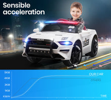 kidscarz.com.au, buy ROVO KIDS Ride-On Car Mustang Style Patrol Electric Battery Powered To, electric toy cars and more, affordable Ride ons in Australia ROVO KIDS Ride-On Car Mustang Style Patrol Electric Battery Powered Toy, Remote Control, White from kidscarz.com.au, we sell affordable ride on toys, free shipping Australia wide, Load image into Gallery viewer, ROVO KIDS Ride-On Car Mustang Style Patrol Electric Battery Powered Toy, Remote Control, White