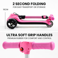 kidscarz.com.au, buy ROVO KIDS 3-Wheel Electric Scooter, Ages 3-8, Adjustable Height, Foldi, electric toy cars and more, affordable Ride ons in Australia ROVO KIDS 3-Wheel Electric Scooter, Ages 3-8, Adjustable Height, Folding, Lithium Battery, Pink from kidscarz.com.au, we sell affordable ride on toys, free shipping Australia wide, Load image into Gallery viewer, ROVO KIDS 3-Wheel Electric Scooter, Ages 3-8, Adjustable Height, Folding, Lithium Battery, Pink