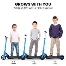 kidscarz.com.au, buy ROVO KIDS Electric Scooter Lithium Ride-On Foldable E-Scooter 125W Rec, electric toy cars and more, affordable Ride ons in Australia ROVO KIDS Electric Scooter Lithium Ride-On Foldable E-Scooter 125W Rechargeable, Blue from kidscarz.com.au, we sell affordable ride on toys, free shipping Australia wide, Load image into Gallery viewer, ROVO KIDS Electric Scooter Lithium Ride-On Foldable E-Scooter 125W Rechargeable, Blue