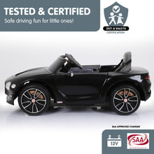 kidscarz.com.au, buy Kahuna Bentley Exp 12 Licensed Speed 6E Electric Kids Ride On Car Blac, electric toy cars and more, affordable Ride ons in Australia Kahuna Bentley Exp 12 Licensed Speed 6E Electric Kids Ride On Car Black from kidscarz.com.au, we sell affordable ride on toys, free shipping Australia wide, Load image into Gallery viewer, Kahuna Bentley Exp 12 Licensed Speed 6E Electric Kids Ride On Car Black
