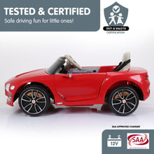 kidscarz.com.au, buy Kahuna Bentley Exp 12 Speed 6E Licensed Kids Ride On Electric Car Remo, electric toy cars and more, affordable Ride ons in Australia Kahuna Bentley Exp 12 Speed 6E Licensed Kids Ride On Electric Car Remote Control - Red from kidscarz.com.au, we sell affordable ride on toys, free shipping Australia wide, Load image into Gallery viewer, Kahuna Bentley Exp 12 Speed 6E Licensed Kids Ride On Electric Car Remote Control - Red