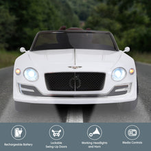 kidscarz.com.au, buy Kahuna Bentley Exp 12 Speed 6E Licensed Kids Ride On Electric Car Remo, electric toy cars and more, affordable Ride ons in Australia Kahuna Bentley Exp 12 Speed 6E Licensed Kids Ride On Electric Car Remote Control - White from kidscarz.com.au, we sell affordable ride on toys, free shipping Australia wide, Load image into Gallery viewer, Kahuna Bentley Exp 12 Speed 6E Licensed Kids Ride On Electric Car Remote Control - White
