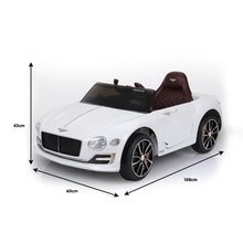 kidscarz.com.au, buy Kahuna Bentley Exp 12 Speed 6E Licensed Kids Ride On Electric Car Remo, electric toy cars and more, affordable Ride ons in Australia Kahuna Bentley Exp 12 Speed 6E Licensed Kids Ride On Electric Car Remote Control - White from kidscarz.com.au, we sell affordable ride on toys, free shipping Australia wide, Load image into Gallery viewer, Kahuna Bentley Exp 12 Speed 6E Licensed Kids Ride On Electric Car Remote Control - White
