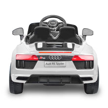 kidscarz.com.au, buy Kahuna R8 Spyder Audi Licensed Kids Electric Ride On Car Remote Contro, electric toy cars and more, affordable Ride ons in Australia Kahuna R8 Spyder Audi Licensed Kids Electric Ride On Car Remote Control - White from kidscarz.com.au, we sell affordable ride on toys, free shipping Australia wide, Load image into Gallery viewer, Kahuna R8 Spyder Audi Licensed Kids Electric Ride On Car Remote Control - White