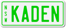kidscarz.com.au, buy Custom Personalised Mini Kids Number Plates for Electric Cars & Ride O, electric toy cars and more, affordable Ride ons in Australia Custom Personalised Mini Kids Number Plates for Electric Cars & Ride Ons from kidscarz.com.au, we sell affordable ride on toys, free shipping Australia wide, Load image into Gallery viewer, Personalised Mini Number Plates in Green for Kids Cars