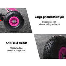 Kids Ride On Pedal Go Kart with Rubber Tyres and Adjustable Seat | Pink from kidscarz.com.au, we sell affordable ride on toys, free shipping Australia wide, Load image into Gallery viewer, Kids Ride On Pedal Go Kart with Rubber Tyres and Adjustable Seat | Pink
