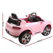 Kids Ride On Electric Car with Remote Control | Porsche Macan Inspired | Pink from kidscarz.com.au, we sell affordable ride on toys, free shipping Australia wide, Load image into Gallery viewer, Kids Ride On Electric Car with Remote Control | Porsche Macan Inspired | Pink
