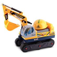 Kids Ride On Truck Toddler Foot to Floor 12V Excavator | Yellow from kidscarz.com.au, we sell affordable ride on toys, free shipping Australia wide, Load image into Gallery viewer, Keezi Kids Ride On Excavator - Yellow
