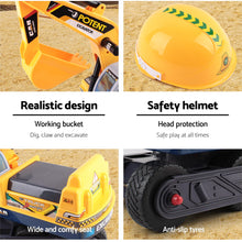 Kids Ride On Truck Toddler Foot to Floor 12V Excavator | Yellow from kidscarz.com.au, we sell affordable ride on toys, free shipping Australia wide, Load image into Gallery viewer, Kids Ride On Truck Toddler Foot to Floor 12V Excavator | Yellow
