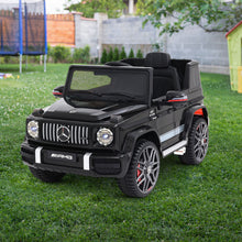 Kids Ride On Electric Car with Remote Control, Licensed Mercedes-Benz AMG G63 | Black from kidscarz.com.au, we sell affordable ride on toys, free shipping Australia wide, Load image into Gallery viewer, Mercedes-Benz AMG G63 Licensed Kids Ride On Toy Car Electric Remote Control - Black grass
