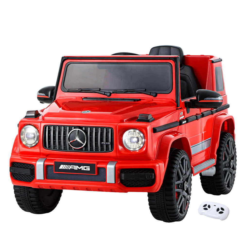 www.kidscarz.com.au, electric toy car, affordable Ride ons in Australia, Kids Ride On Electric Car with Remote Control | Licensed Mercedes-Benz AMG G63 | Red