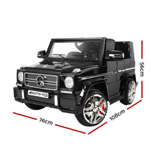 Kids Ride On Electric Car with Remote Control | Licensed Mercedes-Benz G65 | Black from kidscarz.com.au, we sell affordable ride on toys, free shipping Australia wide, Load image into Gallery viewer, Kids Ride On Electric Car with Remote Control | Licensed Mercedes-Benz G65 | Black
