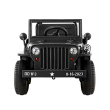 Rigo Ride On Car Jeep, Off Road Kids Electric Military Toy Cars 12V with Remote Control - Black from kidscarz.com.au, we sell affordable ride on toys, free shipping Australia wide, Load image into Gallery viewer, Rigo Ride On Car Jeep, Off Road Kids Electric Military Toy Cars 12V with Remote Control - Black
