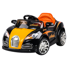 Kids Ride On Electric Car with Remote Control | Bugatti Inspired | Black from kidscarz.com.au, we sell affordable ride on toys, free shipping Australia wide, Load image into Gallery viewer, Kids Ride On Electric Car with Remote Control | Bugatti Inspired | Black
