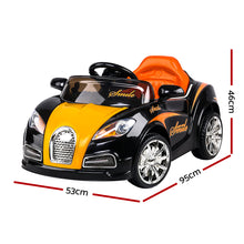 Kids Ride On Electric Car with Remote Control | Bugatti Inspired | Black from kidscarz.com.au, we sell affordable ride on toys, free shipping Australia wide, Load image into Gallery viewer, Kids Ride On Electric Car with Remote Control | Bugatti Inspired | Black
