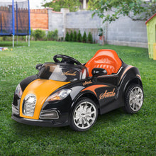 Kids Ride On Electric Car with Remote Control | Bugatti Inspired | Black from kidscarz.com.au, we sell affordable ride on toys, free shipping Australia wide, Load image into Gallery viewer, Kids Ride On Electric Car with Remote Control | Bugatti Inspired | Black
