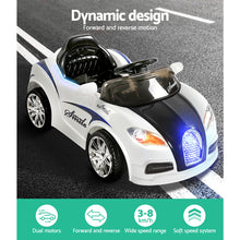 Kids Ride On Electric Car with Remote Control | Bugatti Inspired | White from kidscarz.com.au, we sell affordable ride on toys, free shipping Australia wide, Load image into Gallery viewer, Kids Ride On Electric Car with Remote Control | Bugatti Inspired | White
