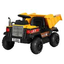 Rigo Kids Ride On Car Dumptruck 12V Electric Bulldozer Toys Cars Battery Yellow from kidscarz.com.au, we sell affordable ride on toys, free shipping Australia wide, Load image into Gallery viewer, Rigo Kids Ride On Car Dumptruck 12V Electric Bulldozer Toys Cars Battery Yellow
