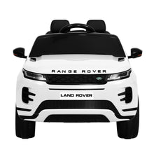 2 seater Licensed Range Rover Evoque White - Kids Ride On Electric Car with Remote Control from kidscarz.com.au, we sell affordable ride on toys, free shipping Australia wide, Load image into Gallery viewer, 2 seater Licensed Range Rover Evoque White - Kids Ride On Electric Car with Remote Control
